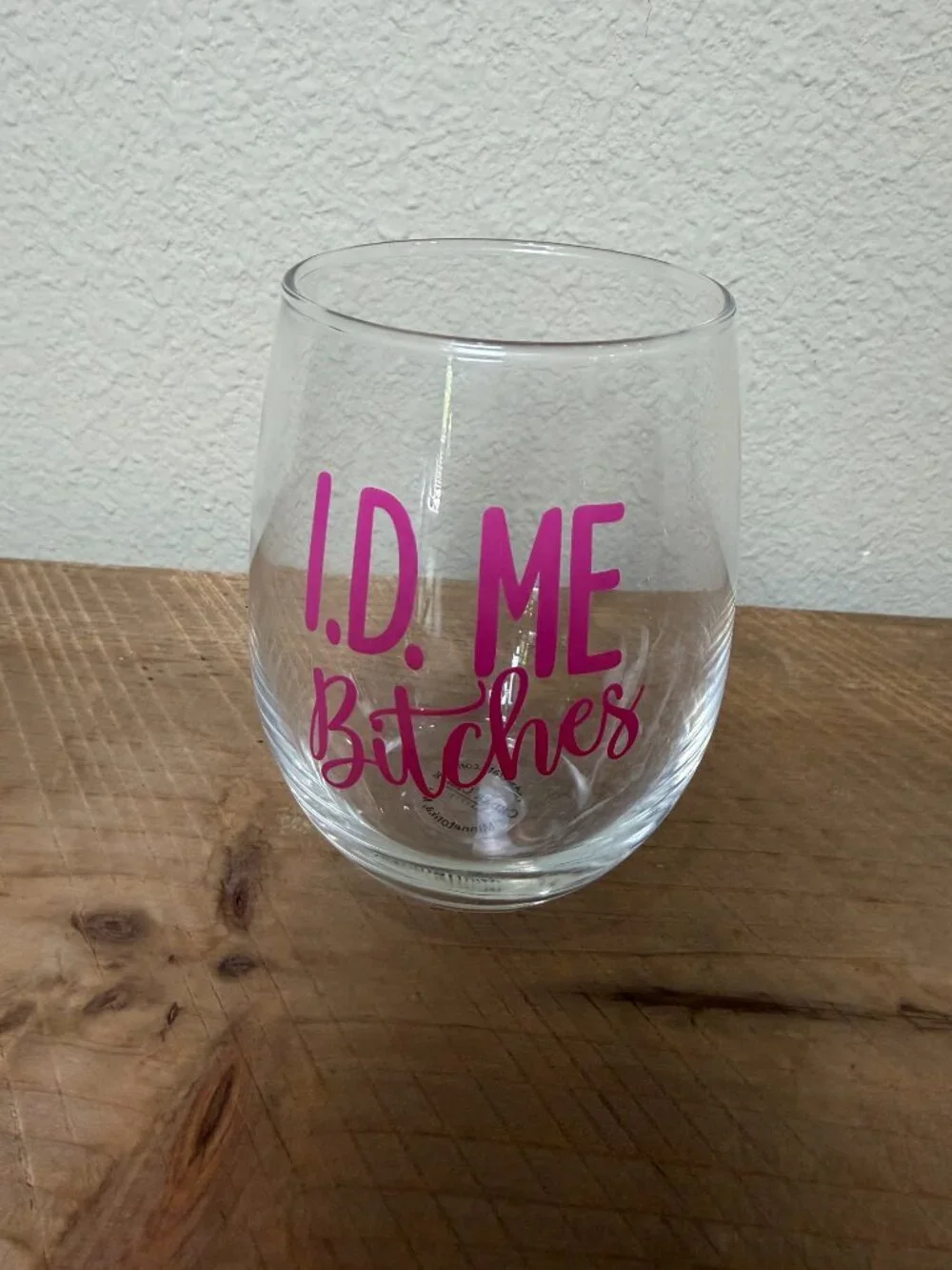 21st Birthday Stemless Wine Glass 
